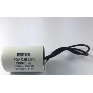 Capacitor Motor 40uf 250v 2fios