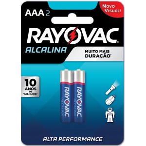 Pilha Palito Rayovac Alcalina Blister Com 2 Unidades