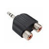 Adaptador P2 STEREO X 2 RCA