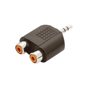 Adaptador 1 P2 Macho Estereo X 2 Rca Femea