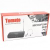 MICROFONE SEM FIO - CABEÇA E LAPELA - MT-2201 | TOMATE