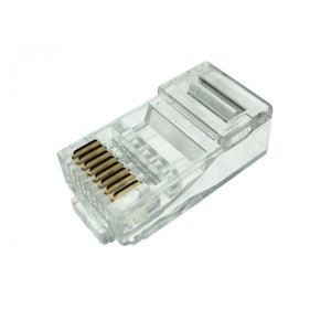 Plug Conector Rj45 Macho - Cat 5e 8 Vias - Crimpar