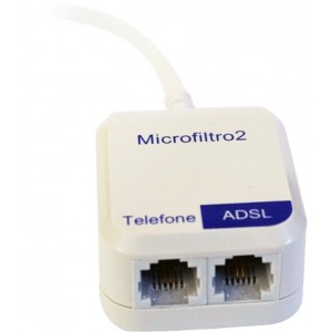 Filtro Adsl Duplo Telefone Duplo Banda Larga